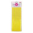 Canudo de Papel Amarelo 6mmx200mm - 4325 - 12 unidades Canudo de Papel Amarelo 6mmx200mm - 4325 - 12 unidades