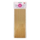 Canudo de Papel Kraft 6mmx200mm - 4327 - 12 unidades