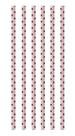 Canudo de papel poa rosa/marrom c/20 uni Canudo de papel poa rosa/marrom c/20 uni