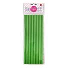 Canudo de Papel Verde 6mmx200mm - 4329 - 12 unidades
