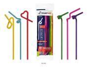 Canudo Decorativo Artístico Strawplast 80 Unidades