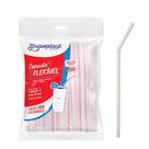 Canudo Strawplast Flexivel 6mm 100un