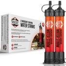 Canudos de filtro de água Practical Survival High Capacity x2