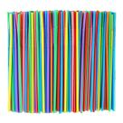Canudos de plástico CVNDKN coloridos 300 unidades 26 cm x 0,6 cm