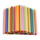 Canudos de smoothie Jumbo CVNDKN 200 unidades descartáveis coloridas