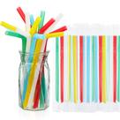 Canudos flexíveis Bendy Tessco, 300 unidades para Bubble Tea, Milkshake