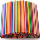 Canudos para beber Suwimut 1000 de plástico descartáveis coloridos de 26 cm