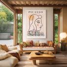 Canvas Picasso Peintres Témoin Temps 60x40cm Mold Preta Canvas Picasso Peintres Témoin Temps 60x40cm Mold Preta
