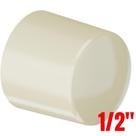 Cap Tampão Aquatherm Soldável CPVC Bege Para Tampar Canos Tubo Água Quente 1/2” Polegada 20mm Tigre