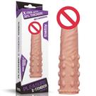 Capa 18,5cm x 4,4cm Interno 14,5cm Aumento de 5cm Texturizada em Silicone Lovetoy