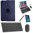 Capa 360 Azul Teclado, Mouse, Pel, Can Stylus iPad 9 10.2