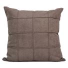 Capa 50x50 cm Nervuras com Tecido Boucle Marrom