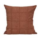 Capa 50x50 cm Nervuras Com Tecido Boucle Terracota Capa 50x50 cm Nervuras Com Tecido Boucle Terracota
