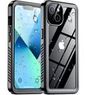 Capa à Prova d'Água Red2Fire para iPhone 13 (6.1") - Preta/Transparente