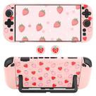Capa acoplável RHOTALL Pink Strawberry para Nintendo Switch 2 Capa acoplável RHOTALL Pink Strawberry para Nintendo Switch 2