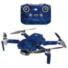 Capa adesiva de vinil para drone portátil DJI Mini 2 Blue Ice