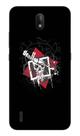 Capa Adesivo Skin015 Verso Para Nokia C2 (2020)