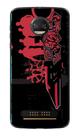 Capa Adesivo Skin055 Verso Para Motorola Moto Z2 Force 2017