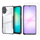 Capa Airbag Para Samsung Galaxy A07 + Pelicula Hidrogel Cor:Preto
