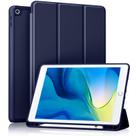 Capa Akkerds compatível com iPad 10.2 2021/2020/2019 com porta-lápis azul marinho