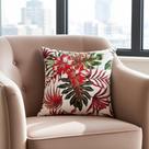 Capa Almofada 45x45 Estampa Floral Nallu Decor Capa Almofada 45x45 Estampa Floral Nallu Decor