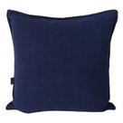 Capa Almofada 45x45 Naturale Cor Azul Marinho