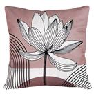 Capa Almofada 45x45 Planta Estilizada Decor Moderna Sofá Sala