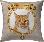Capa Almofada 50x50 Gato Pet Cat B