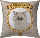 Capa Almofada 50x50 Gato Pet Cat J