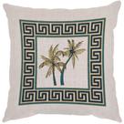 Capa Almofada 50x50 Linho Chave Grega Tropical D