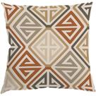 Capa Almofada 50x50 Suede Leaves Modern Gray D