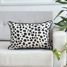 Capa Almofada Animal Print Onça em Linhão Crú 45x30