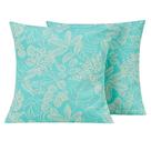 Capa Almofada Atualle Gorgurão 1 Peça 45cm X 45cm 53% Algodão 47% Poliéster - Azul Claro
