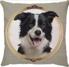 Capa Almofada Cachorro Border Collie Dog Oxford Colors