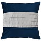 Capa Almofada De Veludo Macia Luxuosa Faixa Drapeada 45x45