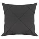 Capa Almofada Decorativa Suede Drapeada Cinza ou Terracota 45x45