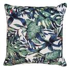 Capa Almofada Estampa Folhagens Folhas Verdes Sarja 45x45cm