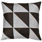Capa Almofada Linho Couro Tipo Sintético Fendi Ou Café 45x45