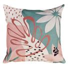 Capa Almofada Linho Tom Pastel Bege Verde Rosa Decorativa 43x43