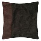 Capa Almofada Parte Cirrê Suede Marrom Decorativa Sala Sofá Capa Almofada Parte Cirrê Suede Marrom Decorativa Sala Sofá