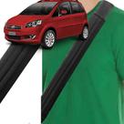 Capa Almofada Protetora Com Espuma para FIAT IDEA TODOS Cinto de Segurança com Elegante Acabamento e