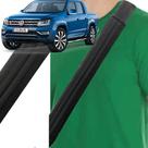 Capa Almofada Protetora Com Espuma para VOLKSWAGEN AMAROK TODOS Cinto de Segurança com Elegante Acab Capa Almofada Protetora Com Espuma para VOLKSWAGEN AMAROK TODOS Cinto de Segurança com Elegante Acab