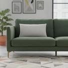 Capa Almofada Retangular 30x50 Tecido Tramado Cor Cru Nallu Decor