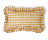 Capa Almofada Retangular Babados Vichy Elena Amarelo