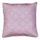 Capa Almofada Sarja Coleção Urban Rosa e Cinza 45x45