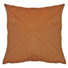 Capa Almofada Suede Decorativa Costura Drapeada Baixa Colorida 50x50