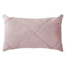 Capa Almofada Suede Lisa com Costura Drapeada 48x30 Capa Almofada Suede Lisa com Costura Drapeada 48x30