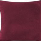 Capa Almofada Veneza Manta Fleece 1 Peça 45cm x 45cm 100% Poliéster - Vinho