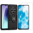 Capa Anel Para Xiaomi Poco M7 + Pelicula Hidrogel