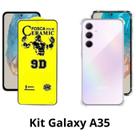 Capa Anti Choque + Película de Cerâmica Fosca para Samsung Galaxy A35